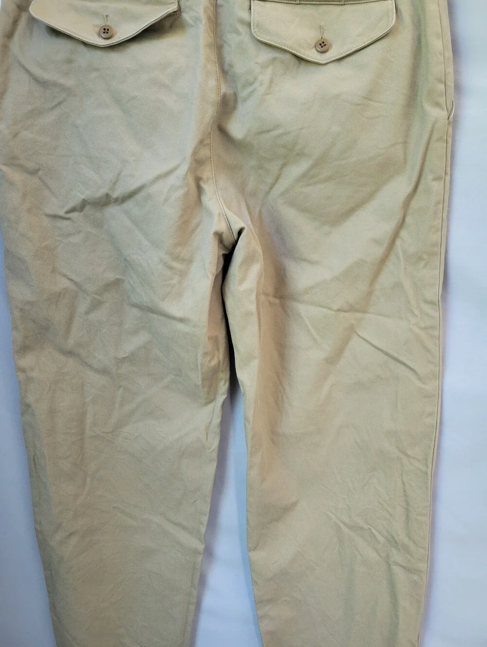 J. Crew Classic Flat Front Chino Trouser Pant Khaki 31 x 28
